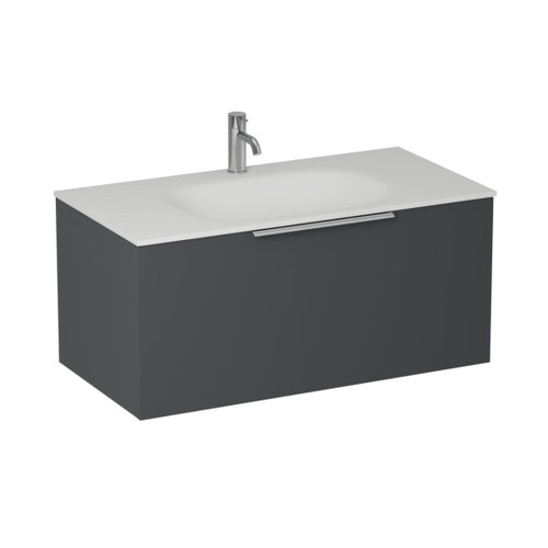 Urban 2.0 Wall Hung Vanity 1-drawer 1200mm Char Blue