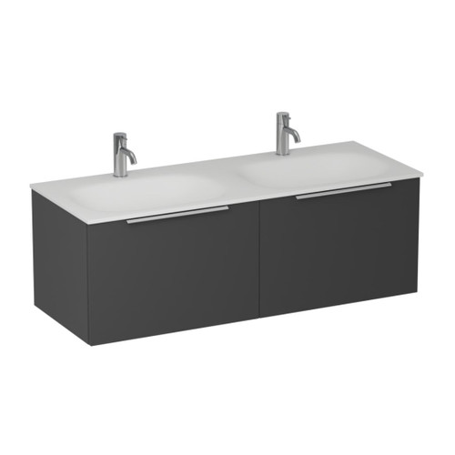 Urban 2.0 Wall Hung Vanity Double 2-drawer 1200mm Bullet