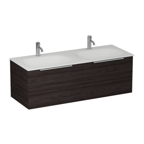 Urban 2.0 Wall Hung Vanity Double 2-drawer 1200mm Burnished Wood