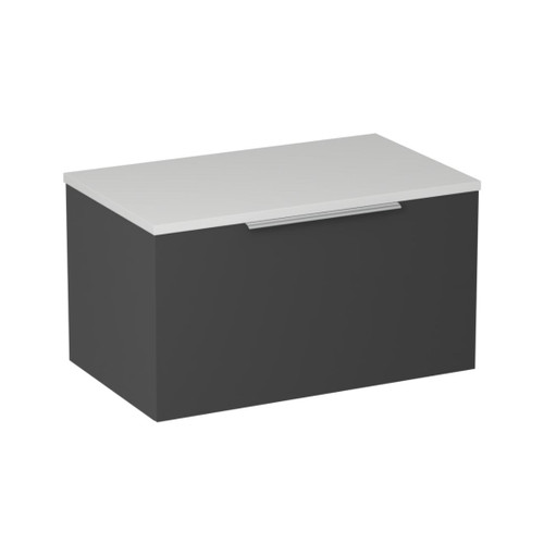 Urban 2.0 Wall Hung Vanity Solid Surface Top 1-drawer 750mm Bullet