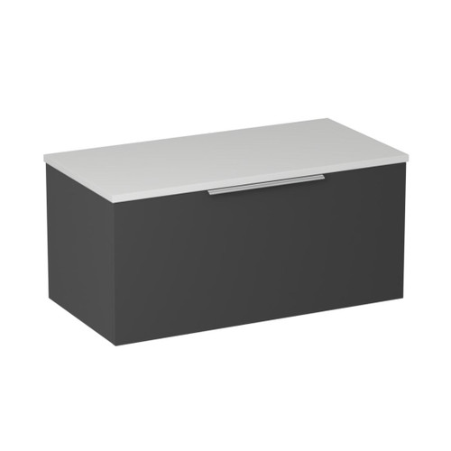Urban 2.0 Wall Hung Vanity Solid Surface Top 1-drawer 900mm Bullet