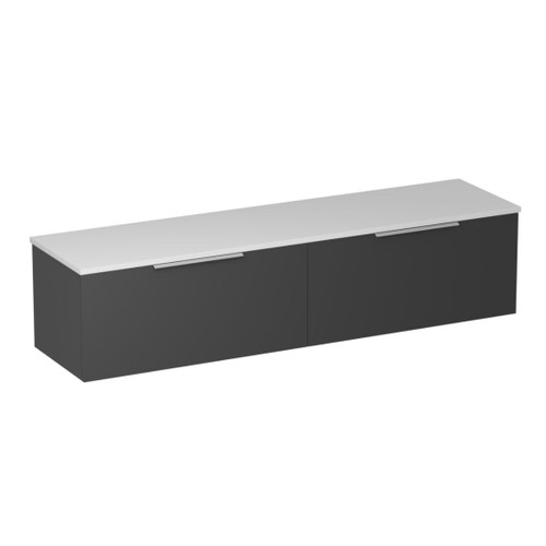 Urban 2.0 Wall Hung Vanity Solid Surface Top 2-drawer 1800mm Bullet