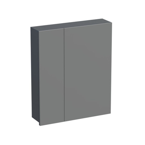 Urban 2.0 Mirror Cabinet 2 Door 600mm Char Blue URN60MC.CB