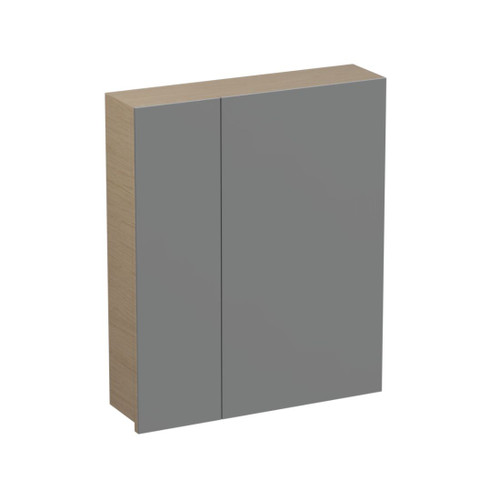 Urban 2.0 Mirror Cabinet 2 Door 600mm Planked Urban Oak URN60MC.PU