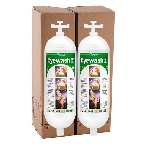 Sterline Saline Eyewash Replacement Bottles 2 x 1L