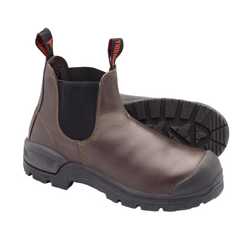 Cougar Safety Boots Size 11 Oxblood