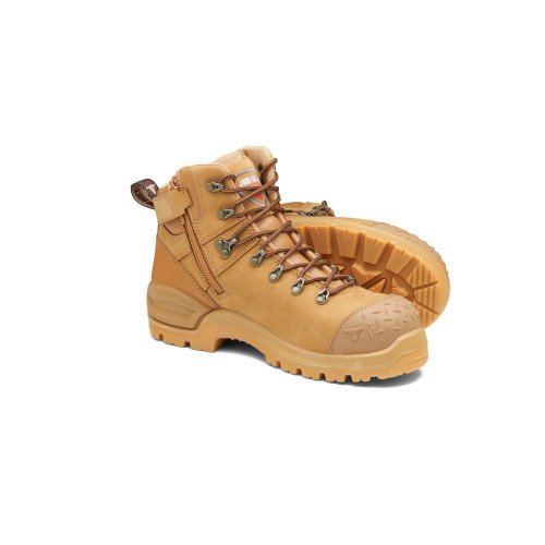 Safety Boot 4996 Bronco 3.0 Wheat 5in Zip Side S9 4996090