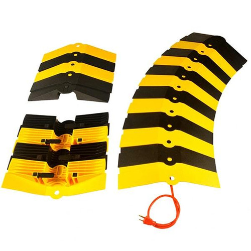 Sidewinder Cable Protection Yellow And Black Large 864 x 346 x 54mm