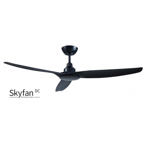 Skyfan DC 3 Blade Ceiling Fan 60 Inch/1500mm Black