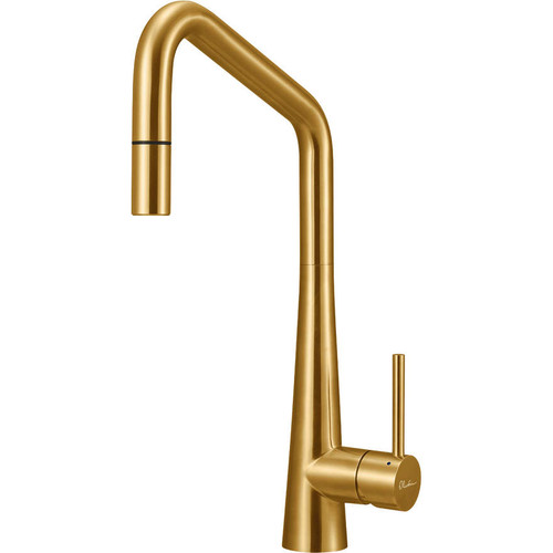 Essente Square Neck Pull Out Mixer Brushed Gold