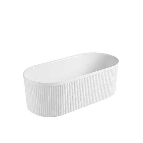Riada Freestanding Bath 1700 x 800mm Matt White