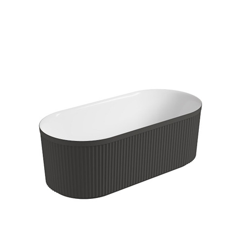 Riada Freestanding Bath 1700 x 800mm Slate Grey