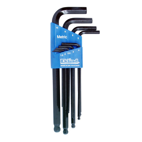 Ball End Hex Key Set Metric 9 Piece EK13609