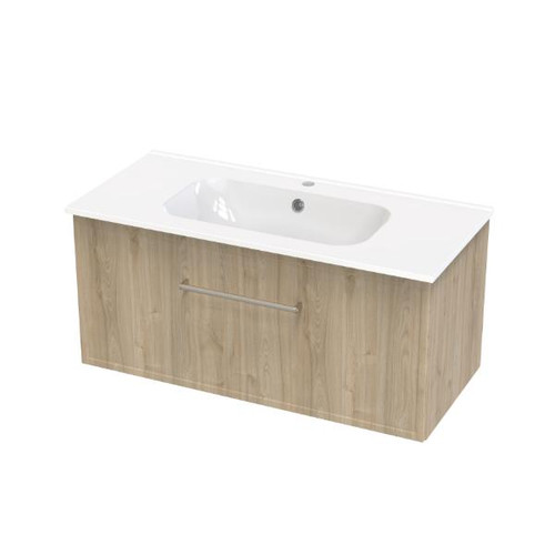 Array Berlin Nera Vanity 1015 Single Drawer Ranfurly Oak