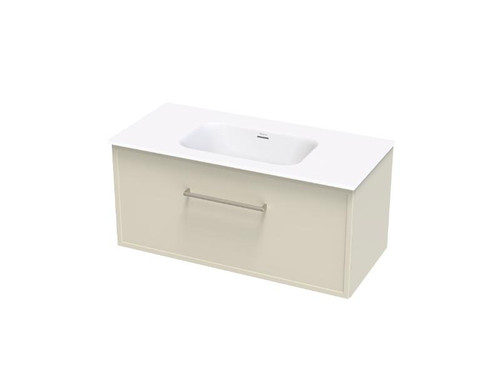 Array Berlin Serifos Vanity 1000 Single Drawer Tusk