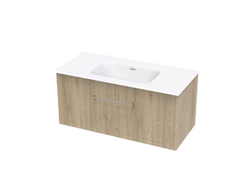 Array Berlin Serifos Vanity 1000 Single Drawer Ranfurly Oak
