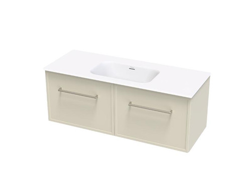 Array Berlin Serifos Vanity 1200 Single Drawer Tusk
