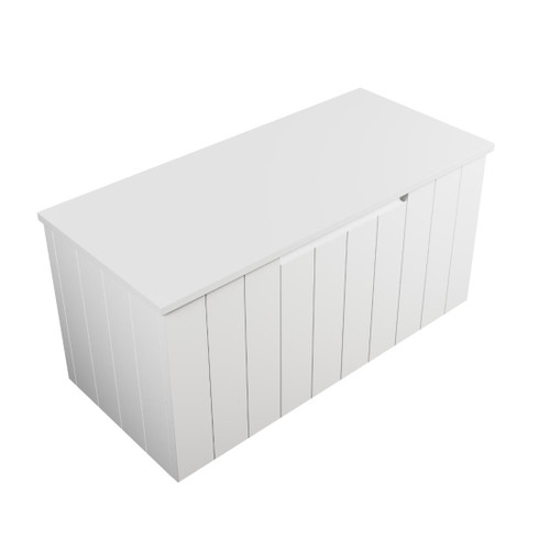 Camden Wall Hung Vanity 1 Drawer 1000mm Solid Surface Matte White