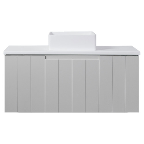 Camden Wall Hung Vanity 1 Drawer 1000mm Solid Surface Custom Colour