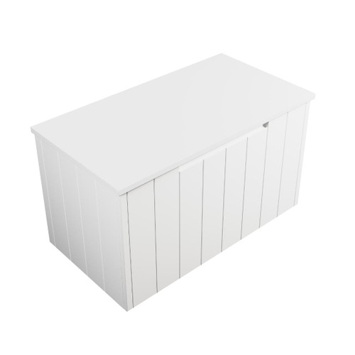 Camden Wall Hung Vanity 1 Drawer 850mm Solid Surface Matte White