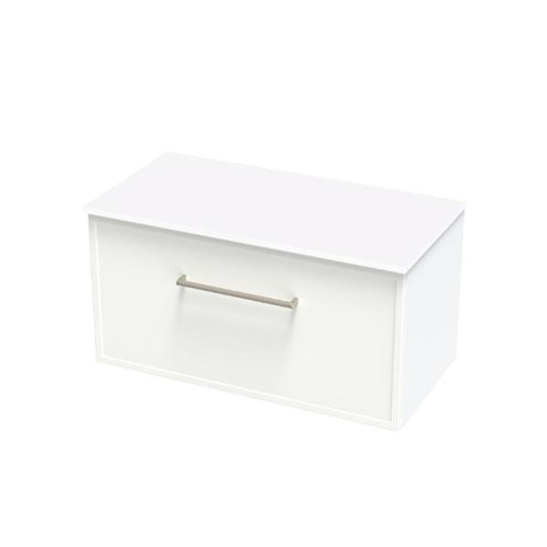 Array Berlin Pro Vanity 900 Single Drawer White Satin