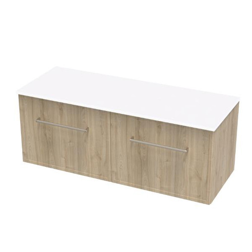 Array Berlin Pro Vanity 1200 Double Drawer Ranfurly Oak