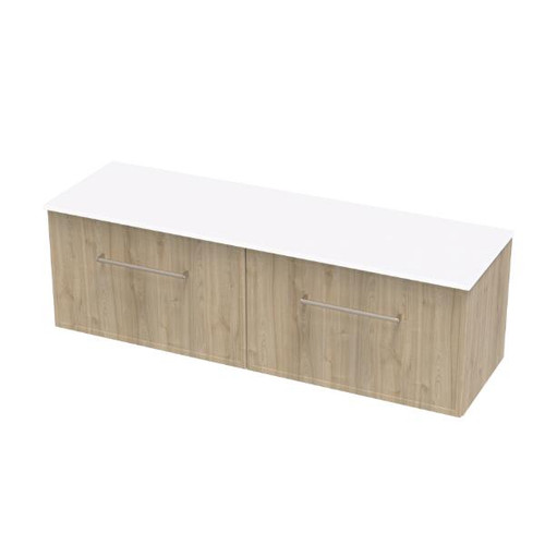 Array Berlin Pro Vanity 1500 Double Bowl Single Drawer Ranfurly Oak