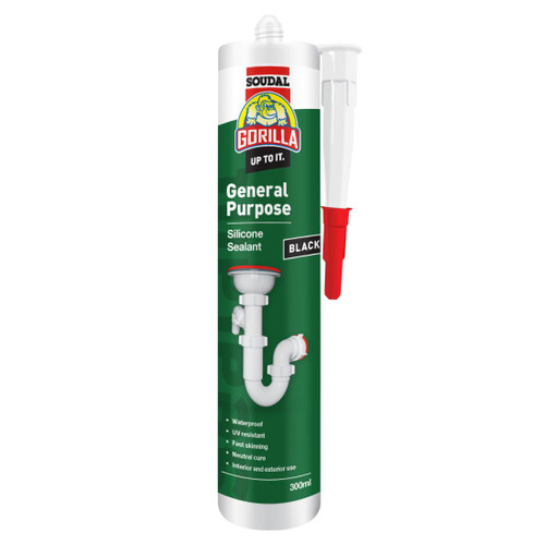 General Purpose Silicone Sealant 300ml Black