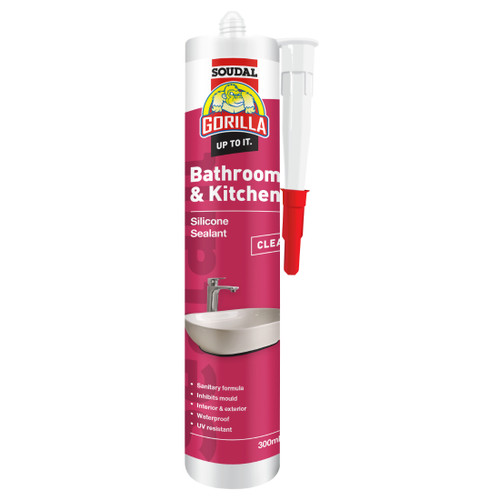 Bathroom & Kitchen Neutral Silicone Clear 300ml