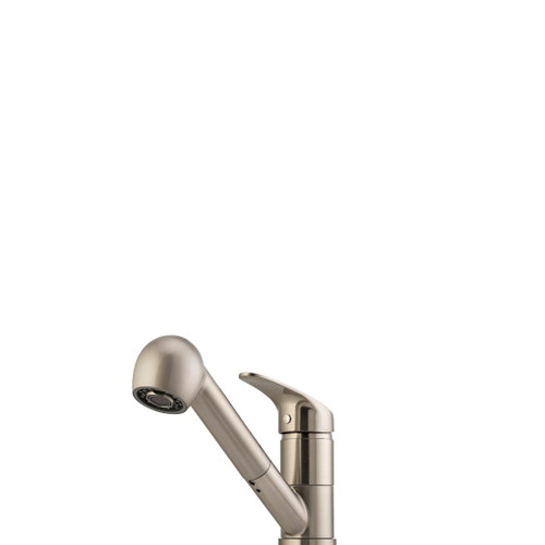 London Pullout Spray Mixer Brushed Nickel