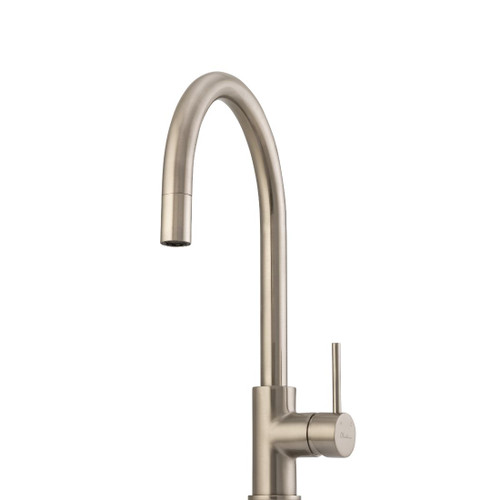 Venice Pullout Goose Neck Mixer Brushed Nickel
