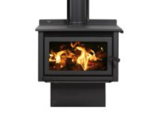 Xtreme Rad Base 18kW Freestanding Wood Fire & Flue Package
