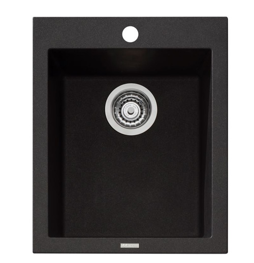 Santorini Standard Sink Bowl Topmount Black