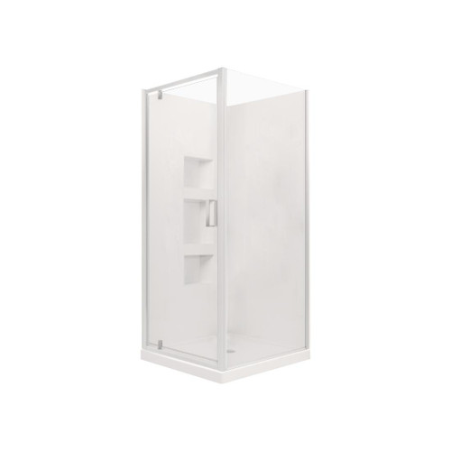 Elite Shower Square Corner 1 x 1 Sat Centre 706738A-CRW-SS