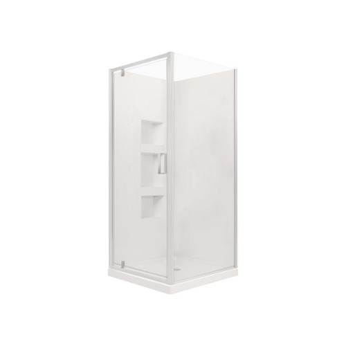 Main Image Elite Shower Square Corner 9 x 9 Sat Centre 706742A-CRW-SS
