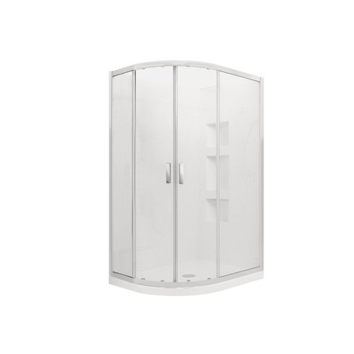 Elite Shower 2S 1.2X0.9m Sat LH Centre 706764A-CRW-SS