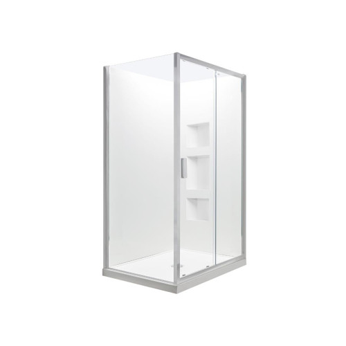 Elite Shower 1.2X0.9m Sat LH Centre 706796A-CRW-SS