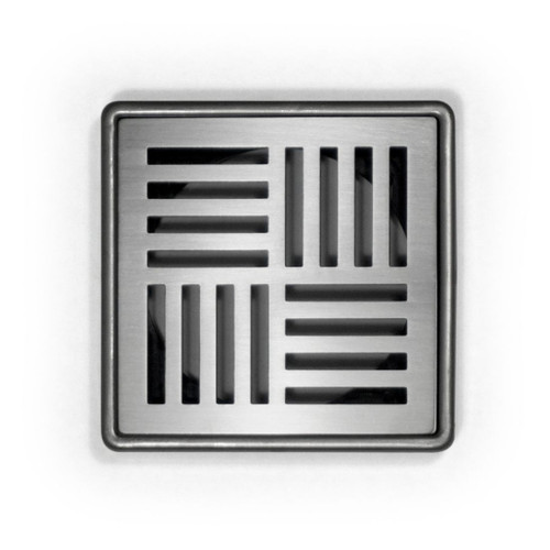 Elegance Tile Floor Waste Quarter Stainless Steel 80mm