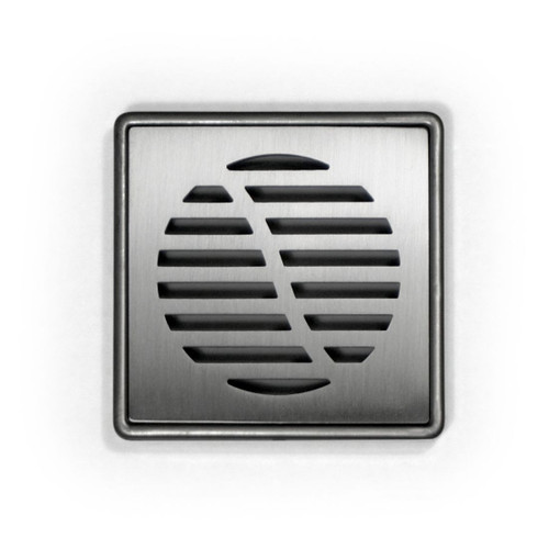 Elegance Tile Floor Waste Cross Stainless Steel 100mm