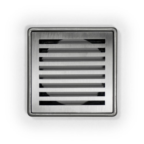 Elegance Tile Floor Waste Straight Stainless Steel 100mm