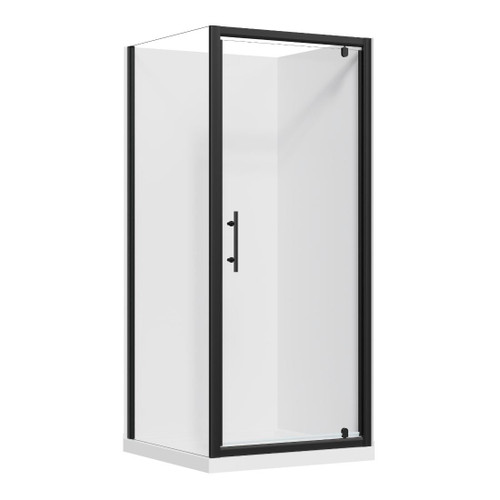 Brighton Flat Liner 900 x 900mm 2 Sided Black