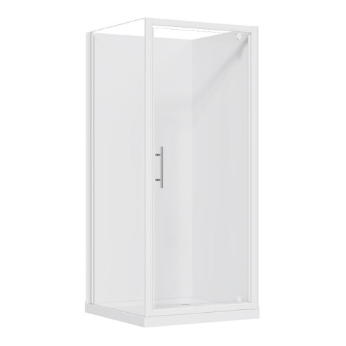 Brighton Offset Waste Flat Liner 1000 x 1000mm 2 Sided White