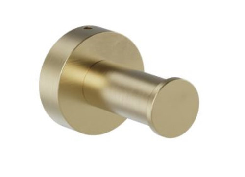 Buddy Robe Hook Brushed Brass Organic
