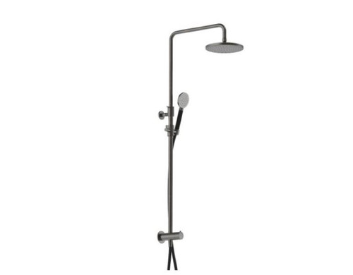 Buddy Round Shower Column Aged Iron/Gunmetal