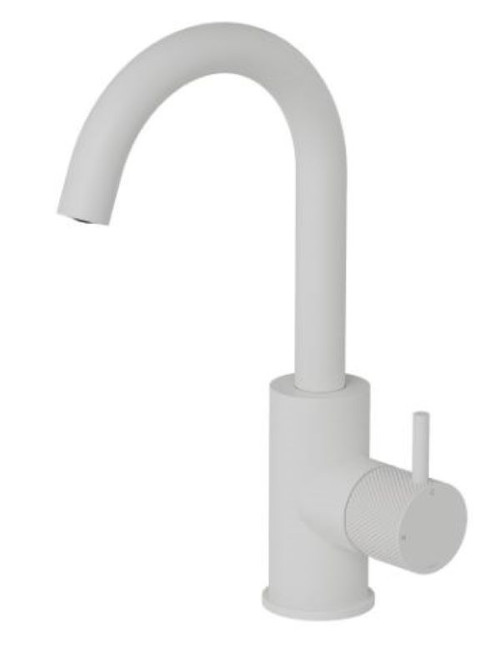 Buddy X Basin Mixer Highrise White