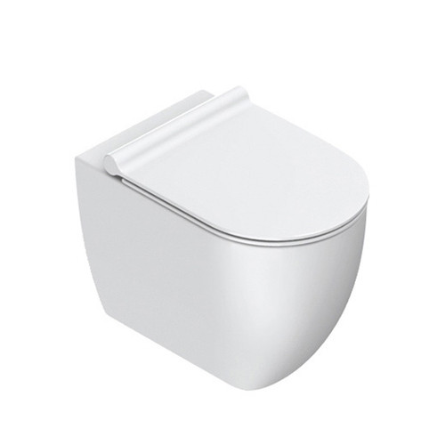 Sfera Floor Toilet Suite 540 x 350mm Matte White Concealed Inlet VPS54RSL.BM