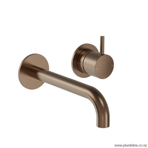 Buddy Wall Mount Mixer Brushed Bronze PVD