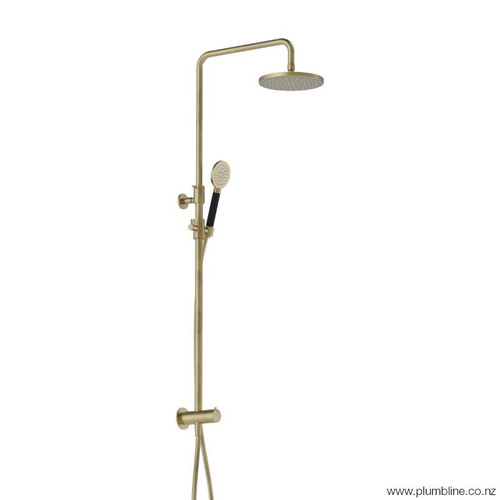 Buddy Shower Column Brushed Brass Organic