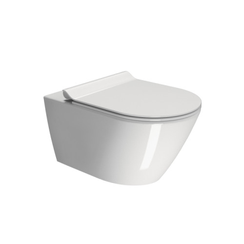 Kube X Rimless Wall Hung Toilet White