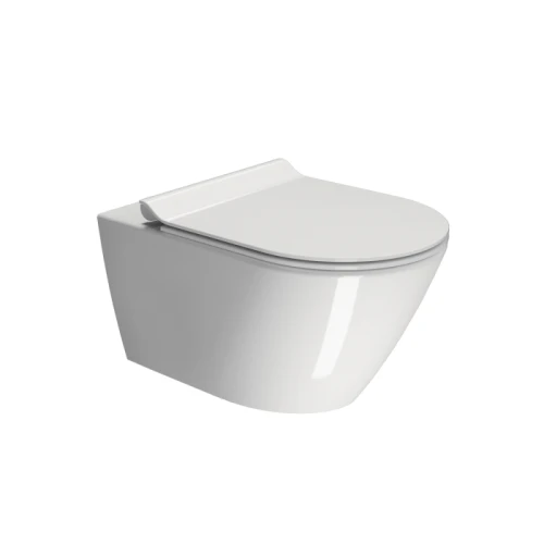 Kube X Rimless Wall Hung Toilet White